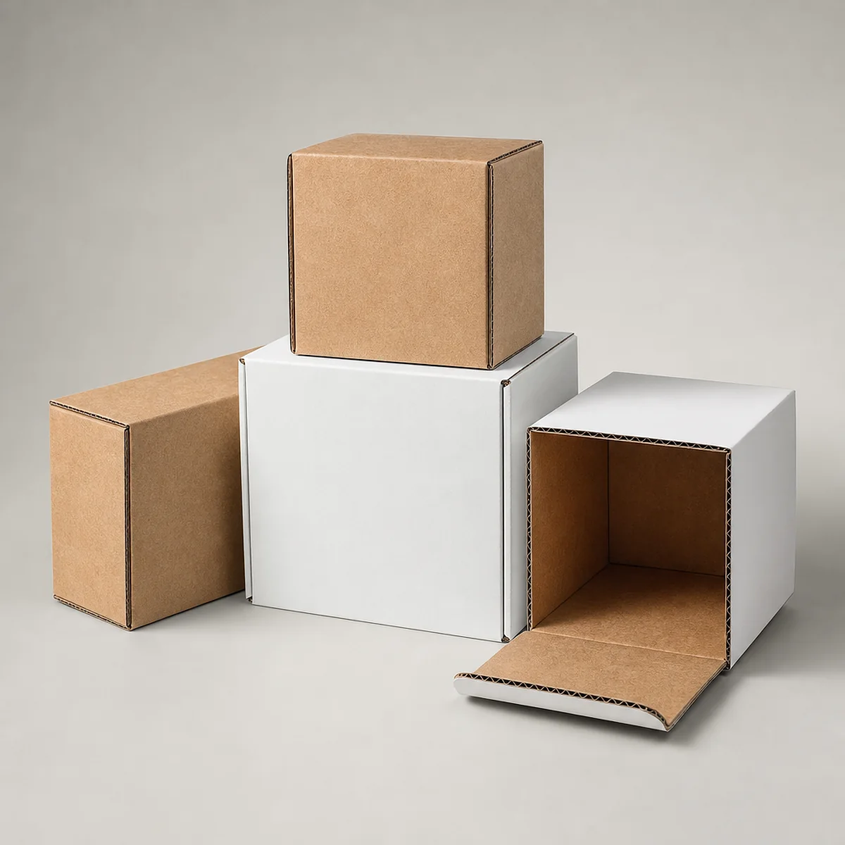 Corrugated shipping box printed for durability in transit