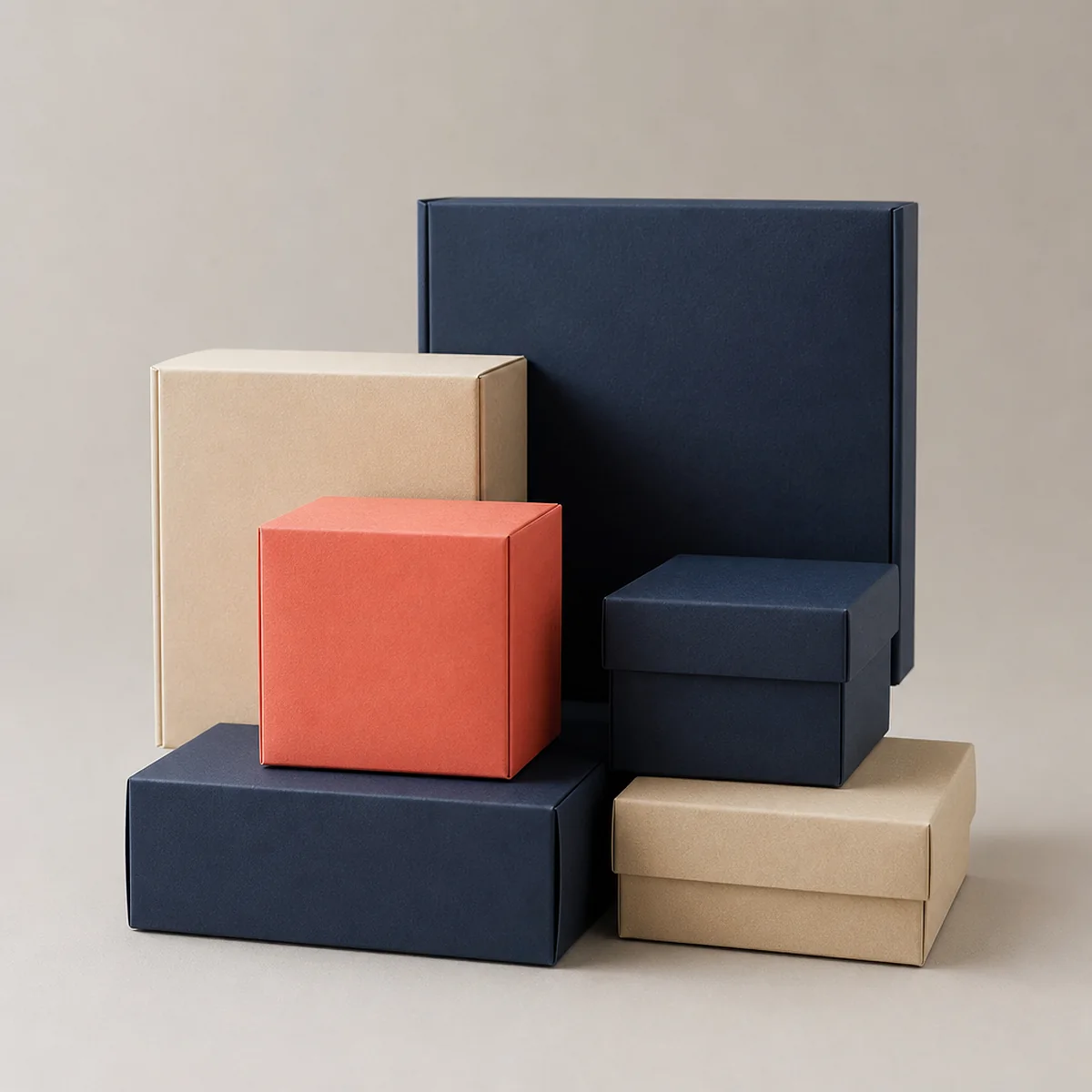 Pilot quantity boxes staged for product fit testing