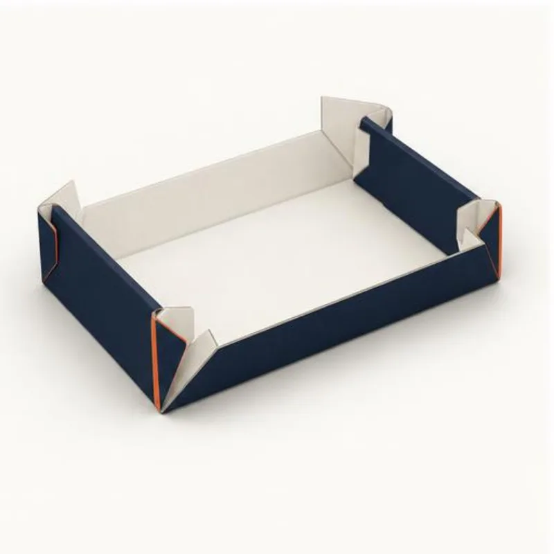 Double Wall Tray Boxes — assembly and construction view