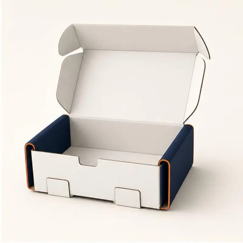 Mailer Boxes — shown open to reveal the interior