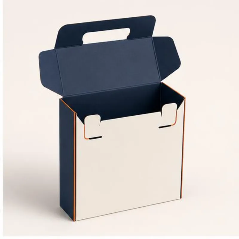 Paper Brief Case — shown open to reveal the interior