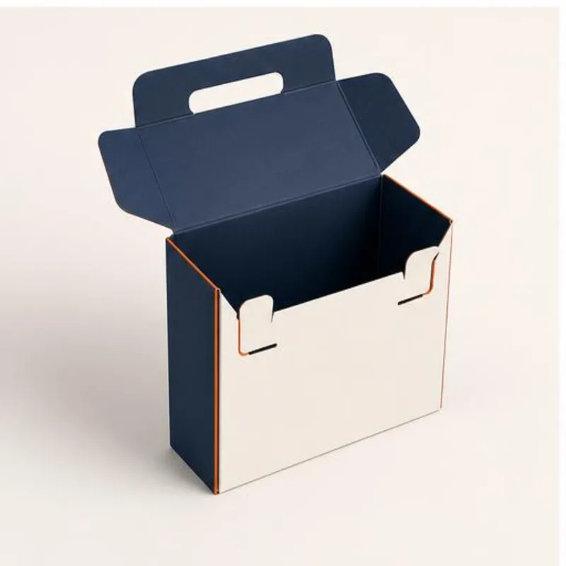 Paper Brief Case — assembly and construction view
