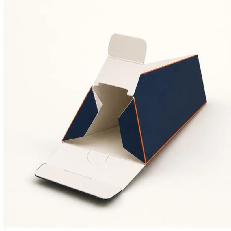 Paper Prism Boxes — shown open to reveal the interior