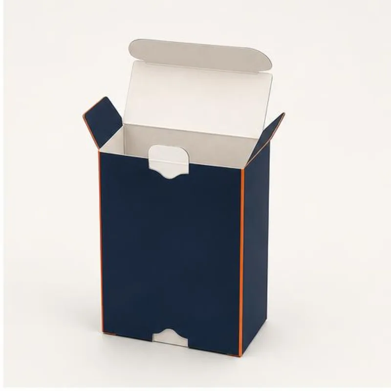 Reverse Tuck Boxes — shown open to reveal the interior