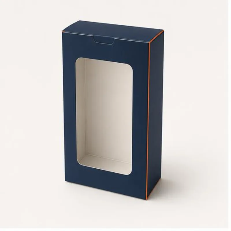 Reverse Tuck Boxes With Window box template