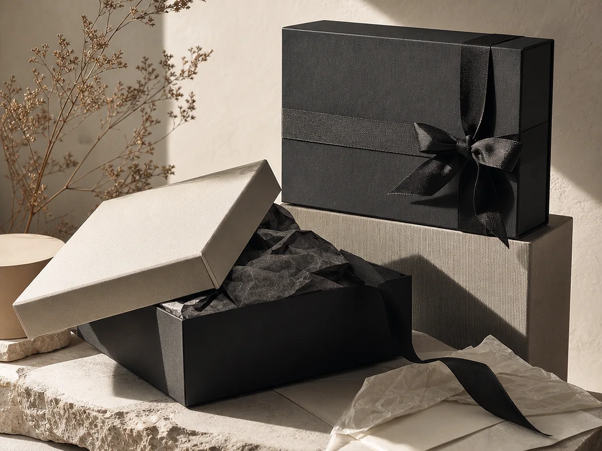 Wholesale Luxury Rigid Gift Box with Bow
