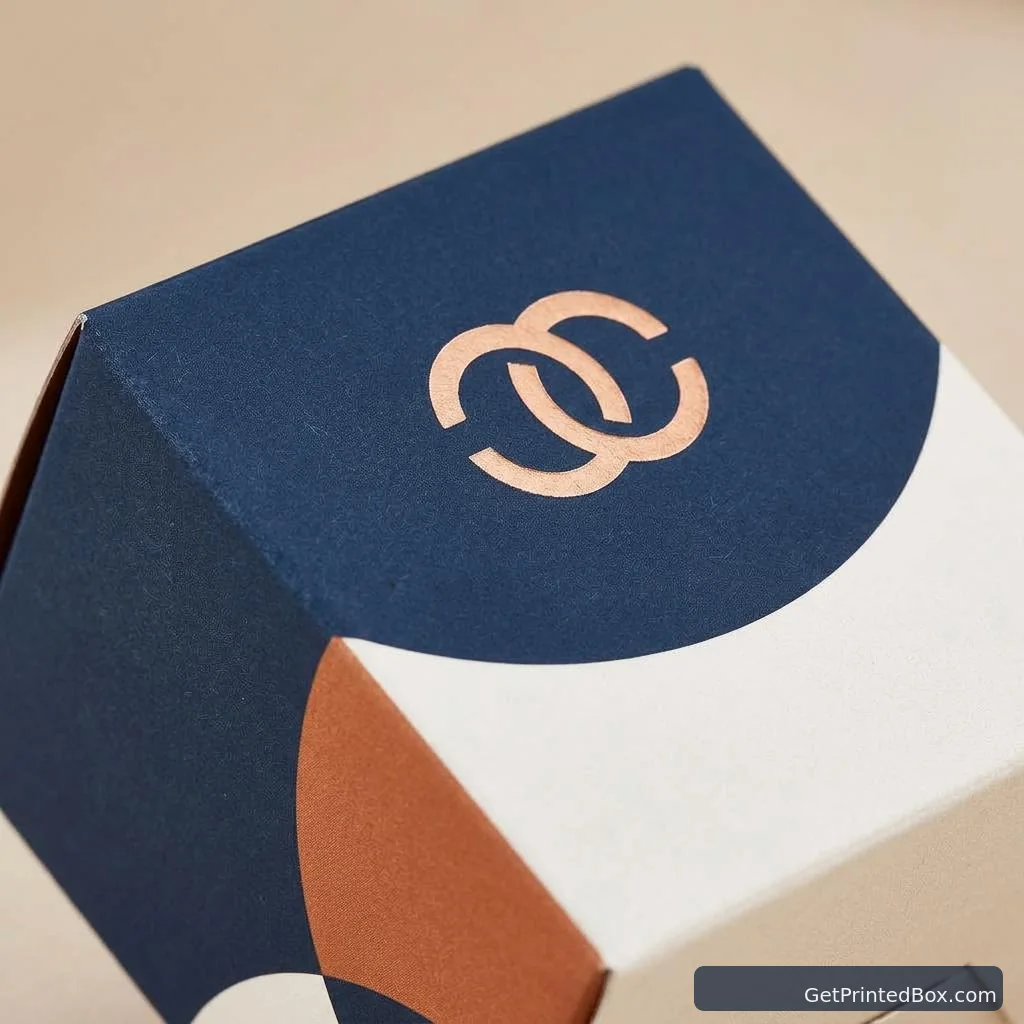 Omnichannel Launch Packaging Suite — close-up of the logo mark, board texture, and print finish