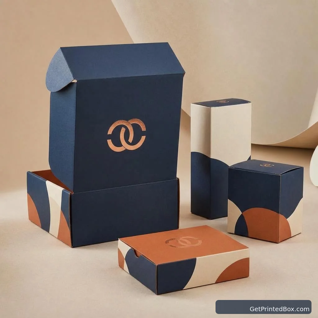 Omnichannel Launch Packaging Suite — alternate angle showing the box structure and side panels