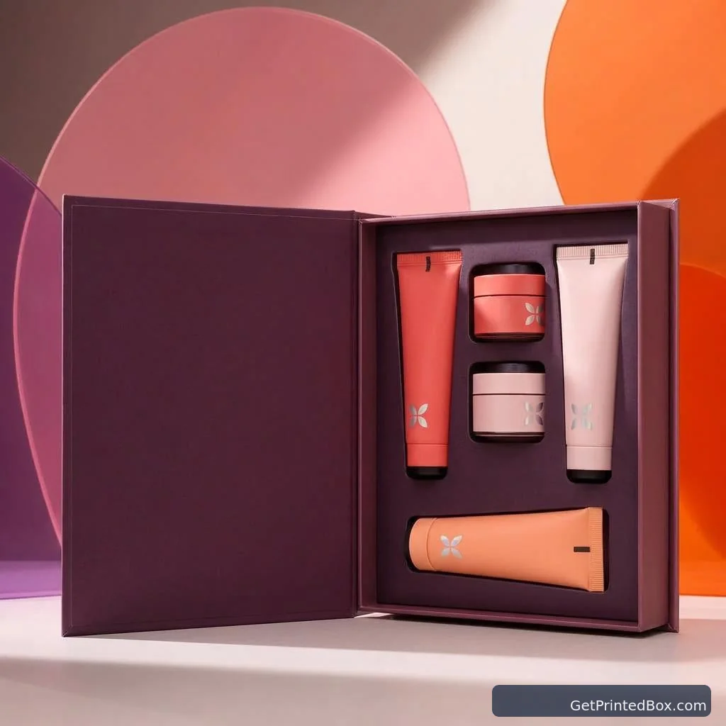 Limited-Edition Beauty PR Kit — alternate angle showing the box structure and side panels